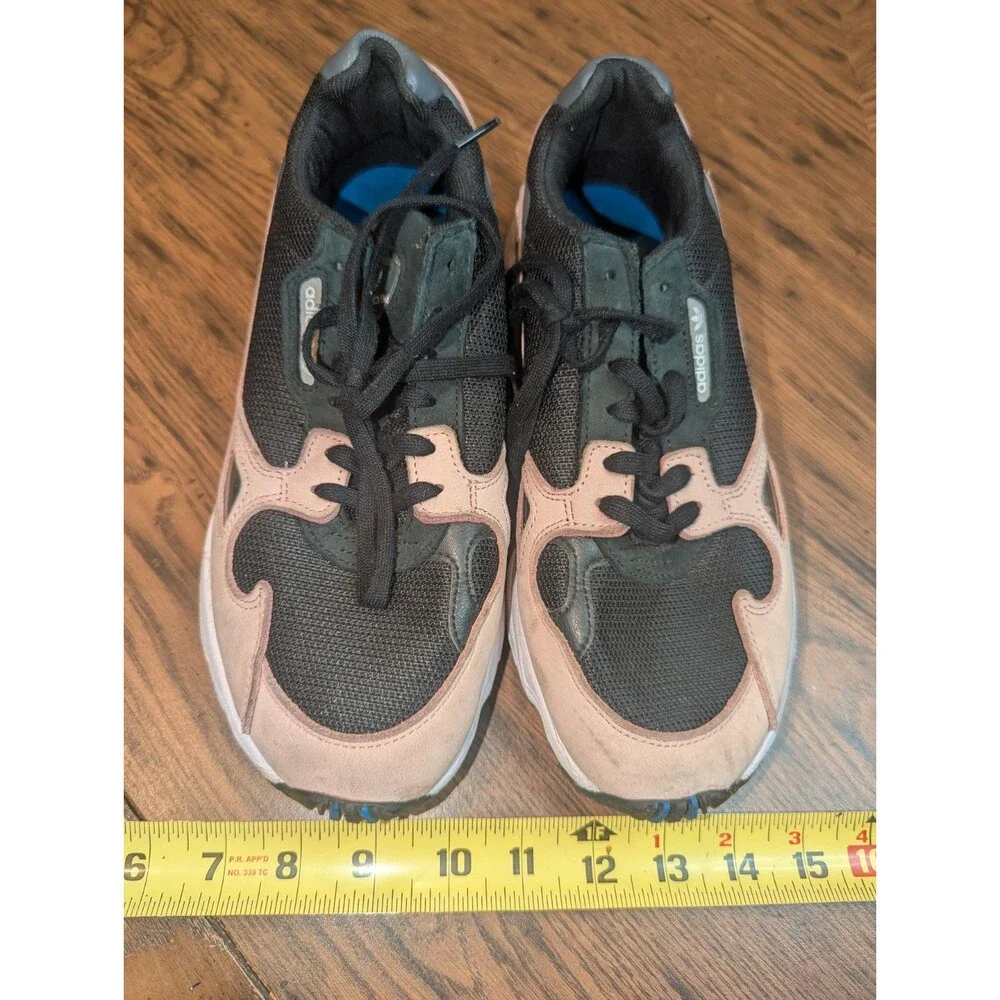 Adidas Falcon Black Pink Womens Size 8.5 Shoes Sneakers Art B93923